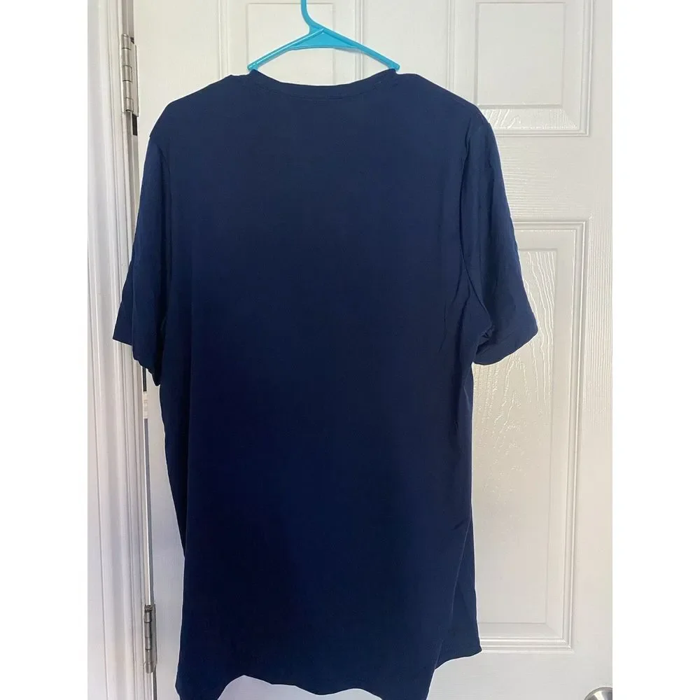 NWT‎ adidas 2023 LA Galaxy Pre-Game Tee - Navy-Team Gold, size: XL